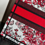 Christian Dior Medium Dior Book Tote Red